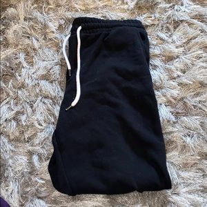 Black classic joggers